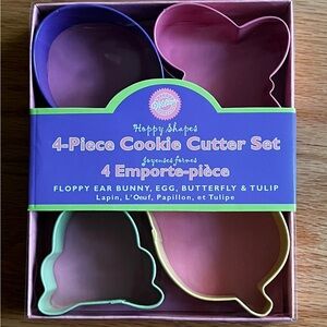 Wilton Hoppy Shapes 4-Piece Cookie Cutter Set - Multicolor